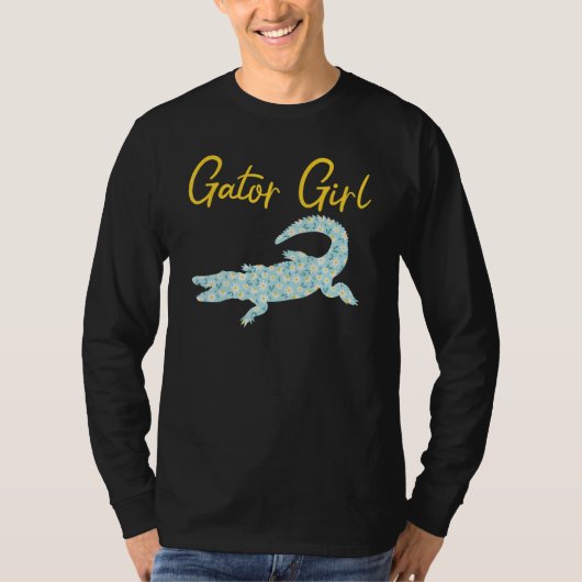 Gator Girl Alligator Lover Zookeeper Crocodile T-shirt (Voorkant)