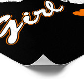 Gator Girl Florida Heart Map Souvenir Gift For Wom Poster (Hoek)