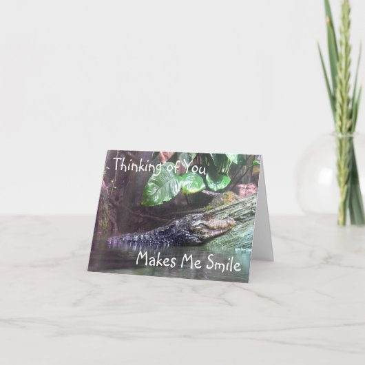 'Gator Grins: Denken aan jou - Opmerking Kaart (Voorkant)
