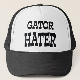 Gator Hater Black design Trucker Pet