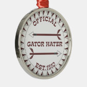 Gator-Hater-est-garnet.gif Metalen Ornament (Rechts)