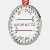 Gator-Hater-est-garnet.gif Metalen Ornament (Links)