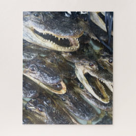 Gator Head Jigzaag Puzzle Legpuzzel