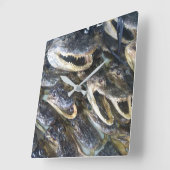 Gator Head-klok Vierkante Klok (Hoek)