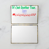 Gator Head Legs Happy Birthday Kaart (Binnen)