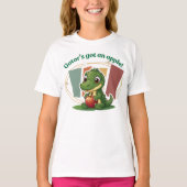 Gator heeft een appel t-shirt (Voorkant)