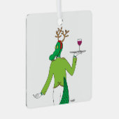 Gator Holiday Wine Ornament (Voorkant Rechts)