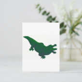 GATOR IN GROEN BRIEFKAART (Staand voorkant)