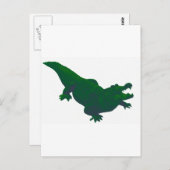 GATOR IN GROEN BRIEFKAART (Voorkant / Achterkant)