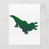 GATOR IN GROEN BRIEFKAART (Voorkant)