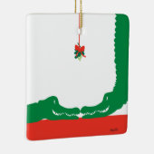 Gator Kerst Kus Keramisch Ornament (Rechts)
