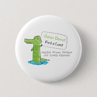Gator klaar! ronde button 5,7 cm