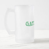 Gator Love Frosted Glass Beer Mok (Links)