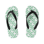 Gator Love Green Tiled Beach Teenslippers (Voetbed)
