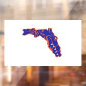 Gator met een houding raamsticker (Vel 2)