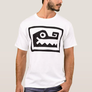 Gator, Mexicaanse hiërogliefen (Maya) T-shirt