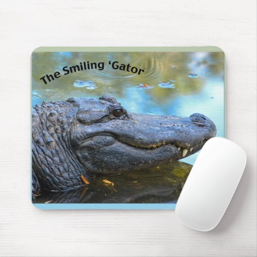 Gator Mousepad glimlachen Muismat (Met muis)