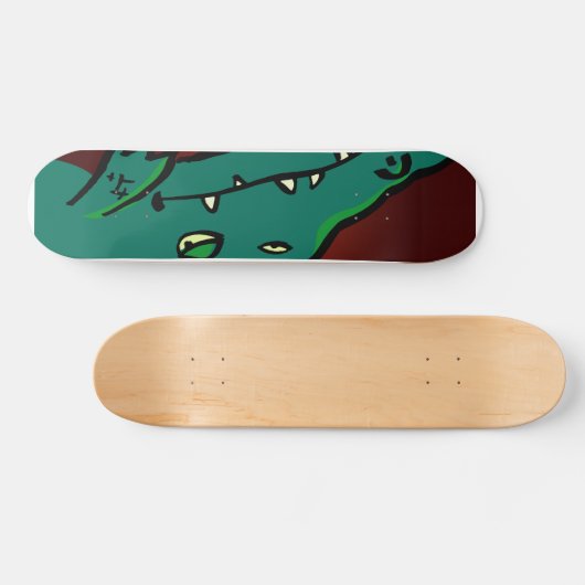 gator (oude school) persoonlijk skateboard (Horizontaal)