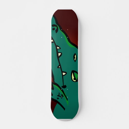 gator (oude school) persoonlijk skateboard (Voorkant)
