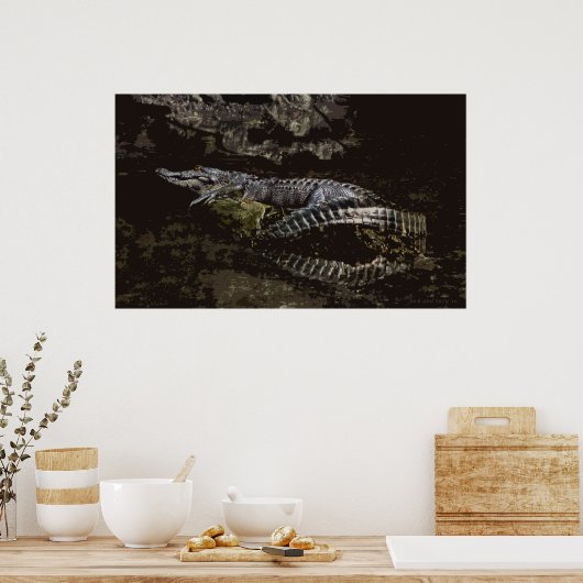 Gator Portret Poster (Keuken)