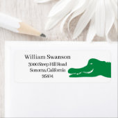 Gator retouradreslabel etiket (Insitu)