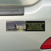 GATOR RIDE BUMPERSTICKER (Op auto)