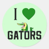 Gator Ronde Sticker (Voorkant)