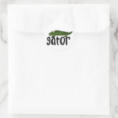 Gator Ronde Sticker (Tas)