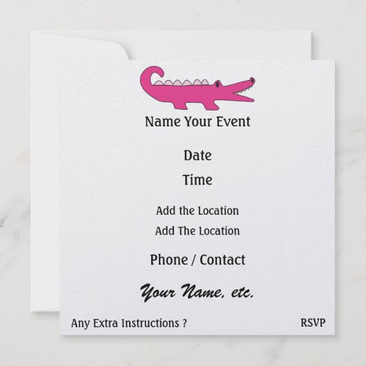 Gator - SRF Kaart (Achterkant)