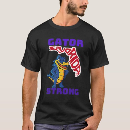 Gator Strong Florida Alligator Crocodile Zoo Anima T-shirt (Voorkant)