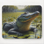 Gator Swamp Cadeau voor Vader Heren Bureaublad Dec Muismat (Voorkant)
