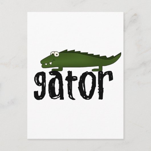 Gator T-shirten en cadeaus Briefkaart (Voorkant)