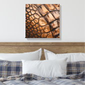 Gator-textuur Canvas Afdruk (Insitu (Slaapkamer))