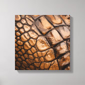 Gator-textuur Canvas Afdruk (Voorkant)
