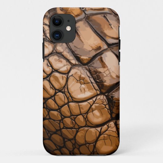 Gator-textuur Case-Mate iPhone Case (Achterkant)
