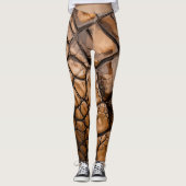 Gator-textuur Leggings (Voorkant)
