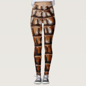 Gator-textuur Leggings (Voorkant)