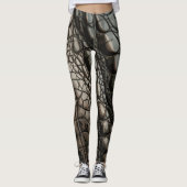 Gator-textuur Leggings (Voorkant)