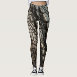 Gator-textuur Leggings