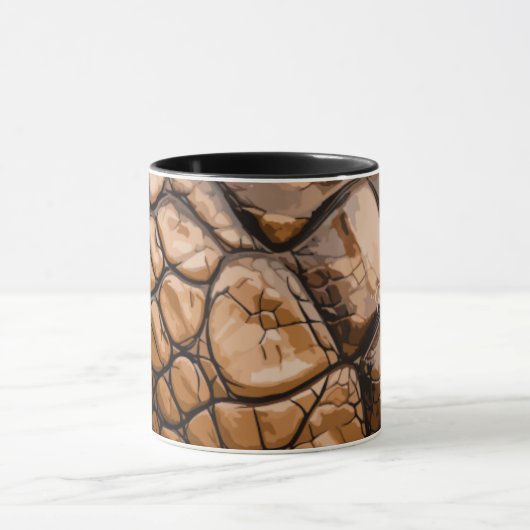 Gator-textuur Mok (Midden)