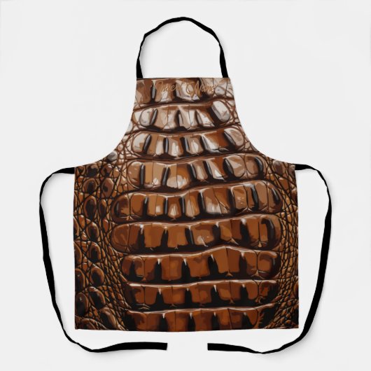 Gator-textuur Schort (Voorkant)