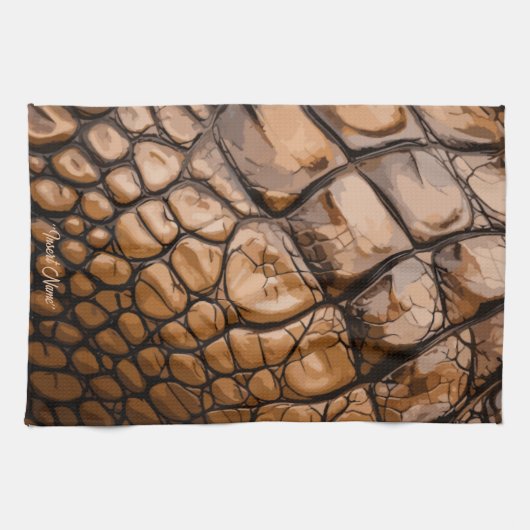 Gator-textuur Theedoek (Horizontaal)