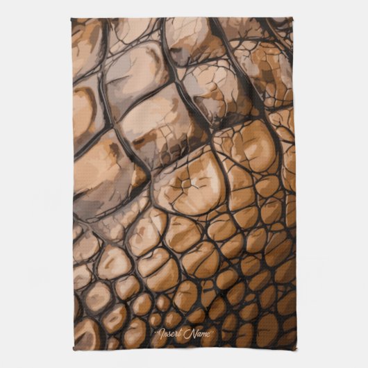 Gator-textuur Theedoek (Verticaal)