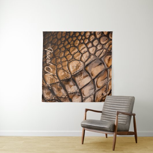 Gator-textuur Wandkleed (In Situ (horizontaal))