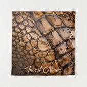 Gator-textuur Wandkleed (Voorkant)