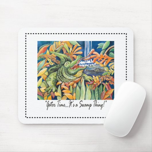 "Gator Time.. Het is een moerasding." Muismat (Met muis)
