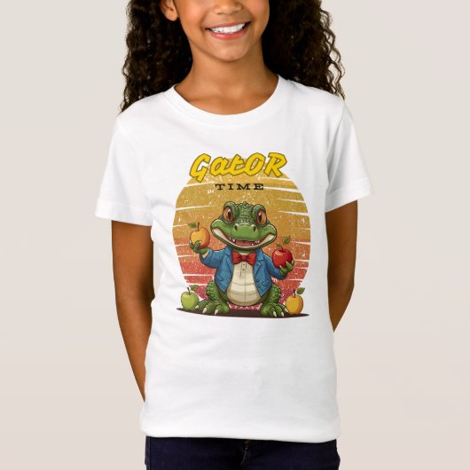 Gator Time Retro Vibe T-shirt (Voorkant)