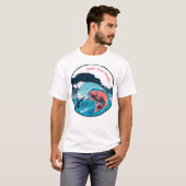 Gator Trout Swamp Hunter Fishing T-shirt (Voorkant volledig)
