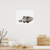 Gator Wildlife Poster (Keuken)