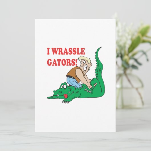 Gator Wrestling 2 Kaart (Staand voorkant)